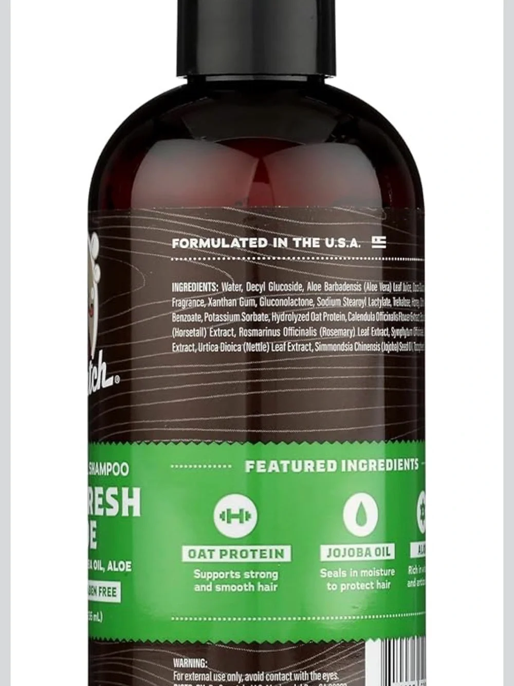 Dr. Squatch Sulfate Free Cool Fresh Aloe Shampoo 8oz NEW SEALEd